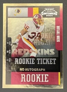2004 Sean Taylor Playoff Contenders #172 RC Rookie SP/599 Redskins U Of Miami - Bild 1 von 4