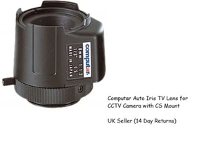 Obiettivo telecamera di sicurezza CCTV 9 cm connettore 4 pin Computar CS TV obiettivo 8 mm f1,2 1/3" - Foto 1 di 2
