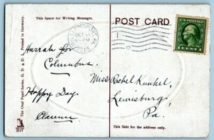 Greetings Postcard~ 1913 Williamsport, Pa Cancel - Picture 1 of 2