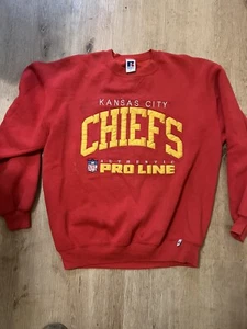 Vintage Russell Athletic Kansas City Chiefs PRO LINE USA Sweater Size XLPullover - Bild 1 von 14
