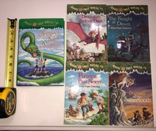 Lot of 5 books #s 1 2 4 7 & Summer of the Sea Serpent Magic Tree House Hardcover