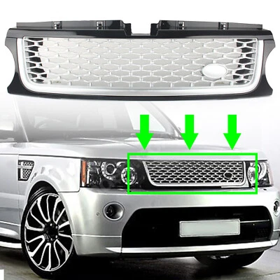 Grelha de ventilação superior para Land Rover Range Rover Sport L320 2010-2013 para-choque dianteiro - Imagem 1 de 4