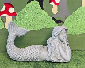 Stone Look 5.5 Inch Mermaid Statue Georgetown Home and Garden Outdoor or Indoor - Picture 1 of 7