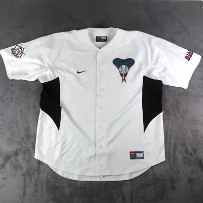 Vintage Team Nike MLB Arizona Diamondbacks Sewn Baseball Jersey Sz XL National - Image 1 of 4