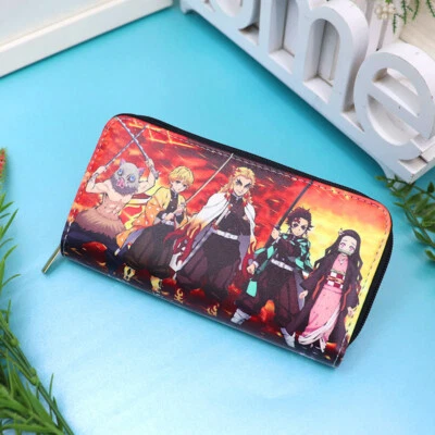Demon Slayer Cosplay Costume Wallet Anime Gift Unisex Adults Purse Presents Teen - Image 1 of 3