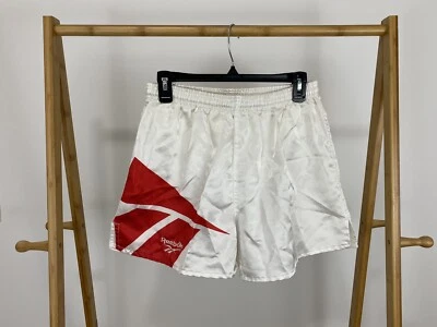 Pantalones Cortos De Colección Reebok Años 80 Rendimiento Fútbol Logo Grande Gráfico Talla S EE. UU. Foto 1 de 4