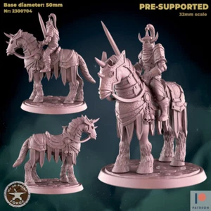 Evil Knight de My3dPrintForge Dnd, Dungeon and Dragon Mini, miniatura de mesa - Imagen 1 de 4