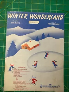 Winter Wonderland: Felix Bernard - Vintage Noten - Bild 1 von 3