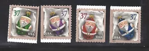 US Scott # 3887 - 3890 / Christmas Ornaments 2004 Set of Singles From BK 298 - Picture 1 of 1