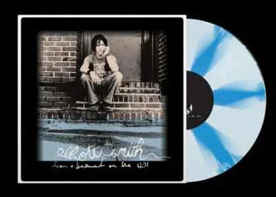 ELLIOTT SMITH 2 LP - From A Basement On The Hill BLUE & WHITE CORNETTO VINYL - Image 1 of 4