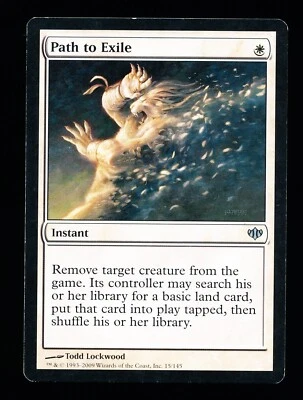 * * 1x Path to Exile x1 * * Conflux MTG MP Moderately Played - Image 1 of 2
