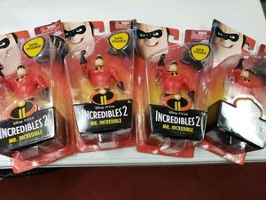 (4) Incredibles 2 Disney Pixar Mr. Incredible Super Poseable Action Figure New - Picture 1 of 3