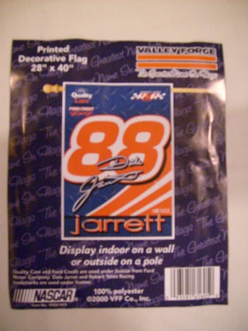 NASCAR DALE JARRETT # 88 RED & BLUE 28"X40" POLE FLAG Cover