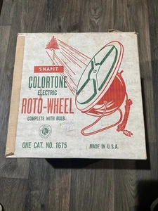 Vintage Farbton Weihnachtsbaum Farbrad im Originalkarton funktioniert - Bild 1 von 6