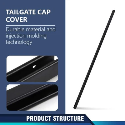  Cabecera delantera cubierta riel camioneta plataforma, compatible con camioneta Toyota Tacoma 4 puertas Foto 1 de 4