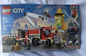 LEGO CITY: Unidad de Comando de Fuego 60282 RETIRADO NUEVO, SELLADO Caja dañada aplastada 380 piezas - Imagen 1 de 9