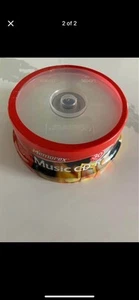 Memorex Music CD-R 30-Pack Sealed Spindle - 40X 80 Minute 700MB - Picture 1 of 2