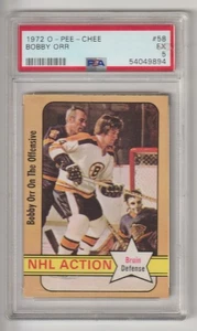 1972 O-Pee-Chee #58 Bobby Orr IA PSA 5 - Picture 1 of 2