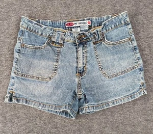 One Tuff Babe Stretch Womens Shorts Size 7/8 Jean - Picture 1 of 13