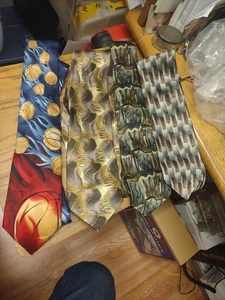 Lote de cuatro corbatas de seda Jerry Garcia nuevas - Imagen 1 de 9