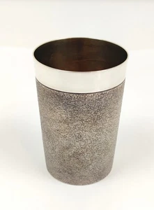 Top J. Grimminger 925 Sterling Silber Fisch Schlangenhaut Becher Stil 17/18 Jh. - Bild 1 von 9