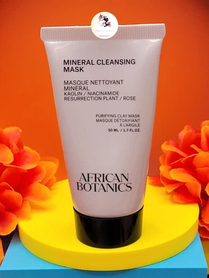 African Botanics Mineral Cleansing Mask 1.7 oz/50 ml Purifying Clay Masque NEW - Image 1 of 4
