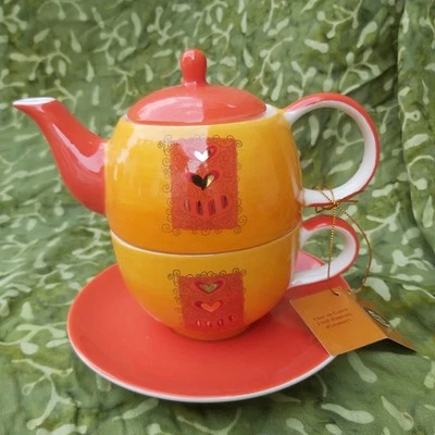 Tee-Set,ChaCult Tea for one, Tee -Kanne,-Tasse, Geburtstag, Geschenkset Teekanne - Bild 1 von 4