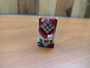 Rubik's Mini Metallic Cube Rare - Picture 1 of 5