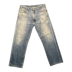 Vintage Levis 505 Jeans Herren 34x30 (34x28) Blau Denim Faded Distressed 90er USA - Bild 1 von 3