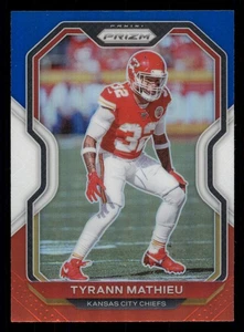 2020 Panini Prizm Prizms Red White and Blue #127 Tyrann Mathieu - Picture 1 of 2