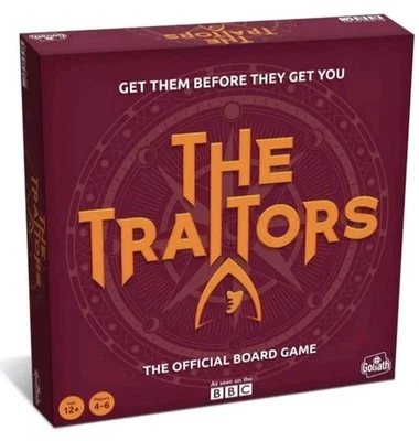 The Traitors BBC Official Board Game  Goliath New Sealed  12+ Free Delivery  - Image 1 of 4