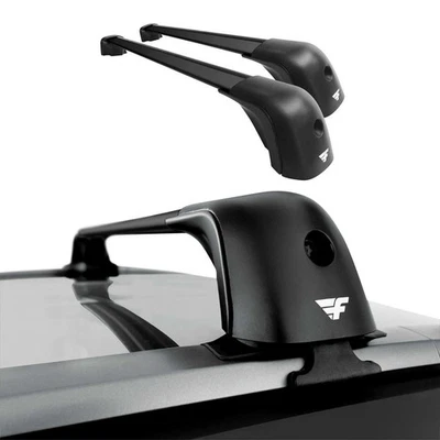 Barras transversales de techo para Nissan Rogue Sport 2017-2022 aluminio 220 lb negro Foto 1 de 4