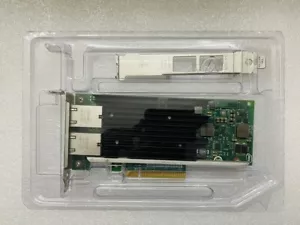 Genuine Intel X540-T2 10G Dual RJ45 Ports PCI-Express Ethernet Converged Network - Picture 1 of 4