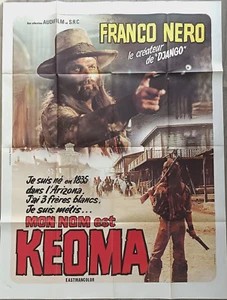 KEOMA/WESTERN SPAGHETTI/CASTELLARI/FRANCO NERO/AFFICHE DE CINÉMA 120X160 CM - Bild 1 von 1