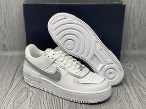 Nike Air Force 1 Shadow Metallic Silver White CI0919-119 Damengröße 10-11 - Bild 1 von 8