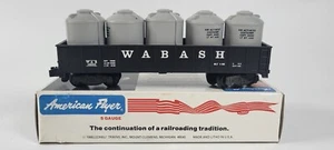 Góndola Wabash American Flyer 6-48503 calibre S con botes - Envío gratuito - Imagen 1 de 8