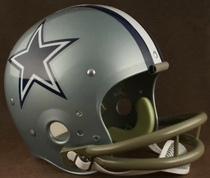 DALLAS COWBOYS 1967-1982 NFL Riddell TK Suspension Football Helmet - Picture 1 of 2