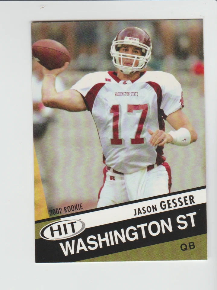 2003 SAGE Hit #17 Jason Gesser RC, Washington State Cougars - Image 1 of 1