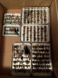 Over 250 vintage freshwater trout fly fishing flies - Picture 1 of 6