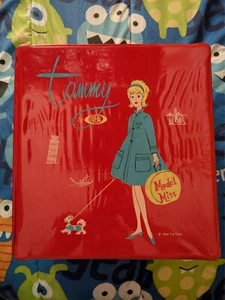 60er Jahre Vintage Tammy Puppe mit großer Tragetasche rot - Bild 1 von 10