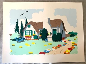 BOB ZOELL - "HOUSE" - SIGNED & NUMBERED SERIGRAPH - Picture 1 of 3