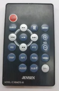 Original JENSEN CC Remote-18 Remote Control VX7020N - Picture 1 of 3