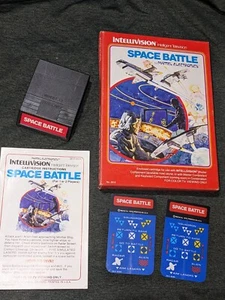 Intellivision Space Battle CIB Complete Manuals And Overlays 1979 - Picture 1 of 10