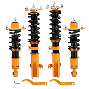 Coilover Strut Kit For Honda CRV CR-V 2007-2011 Rubber Top Mount - Picture 1 of 12