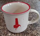 Makers Mark Bourbon Whiskey Coffee Mug Tan with Red Speckles New Stoneware