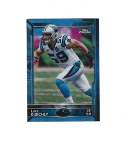 2015 Topps Chrome Blue Wave Refractors #26 Luke Kuechly CAROLINA PANTHERS - Picture 1 of 1