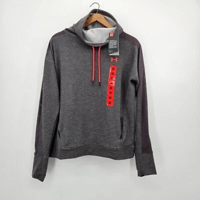 Sudadera Under Armour Peso Pluma Mujeres Tallas Polar Cuello Embudo 1305498-012 Foto 1 de 4