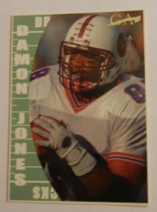 1997 GENUINE ARTICLE FOOTBALL #B7 DAMON JONES SOUTHERN ILLINOIS FREE SHIP - Picture 1 of 6