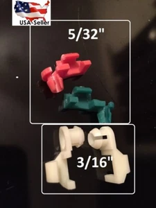 DODGE RAM TAILGATE LATCH CLIPS 02,03,04,05 & FITS 5/32" &  3/16" Rod  TG4-1 - Picture 1 of 6