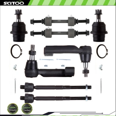 Para Ford Expedition 2007-2016 todos los modelos 8x rótulas de enlace de extremo de varilla de amarre delantera Foto 1 de 4